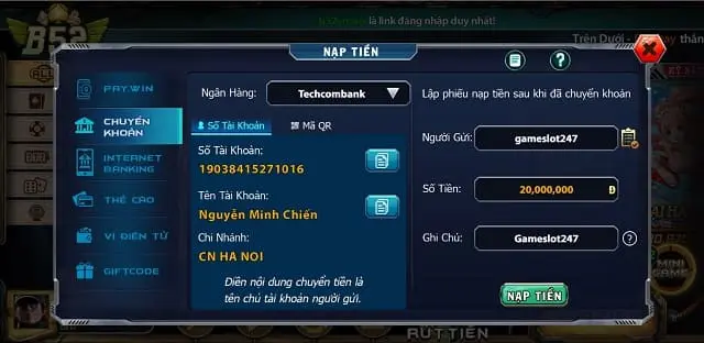 Yêu cầu đăng ký M8win - M8win