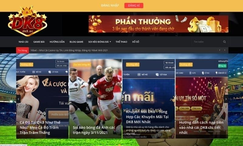 Đăng nhập vào tài khoản Dk8 của bạn - Dk8