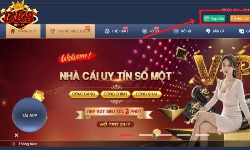 1Win Live cung cấp ba phương thức nạp và rút tiền - 1Win
